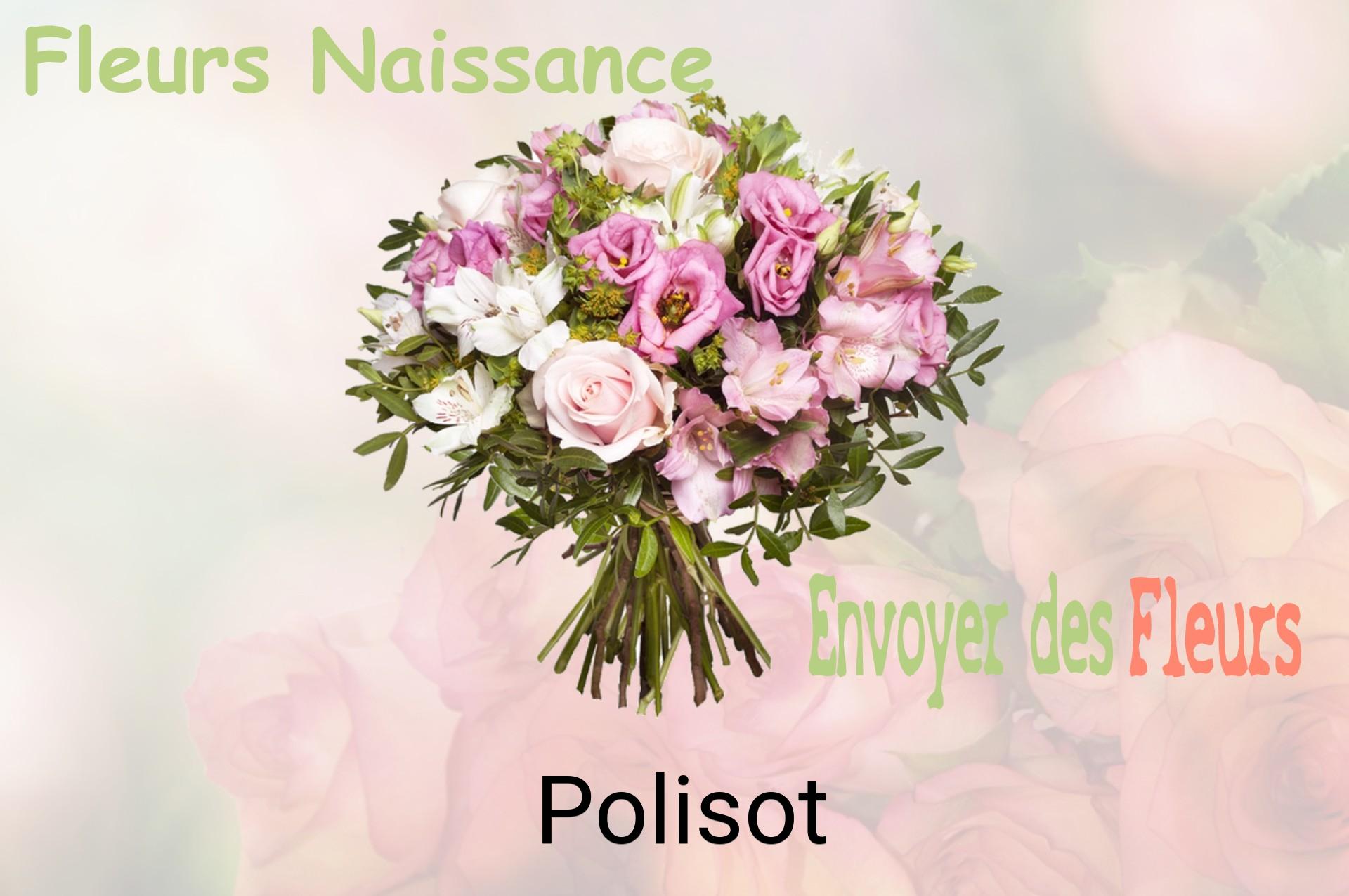 Bouquet de fleurs de naissance livré à Polisot